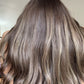 PREMIUM COLLECTION RUSSIAN/SLAVIC VIRGIN HAIR BASE ASHY BALAYAGE TOPPER