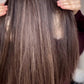LIGHT BROWN BALAYAGE TOPPER
