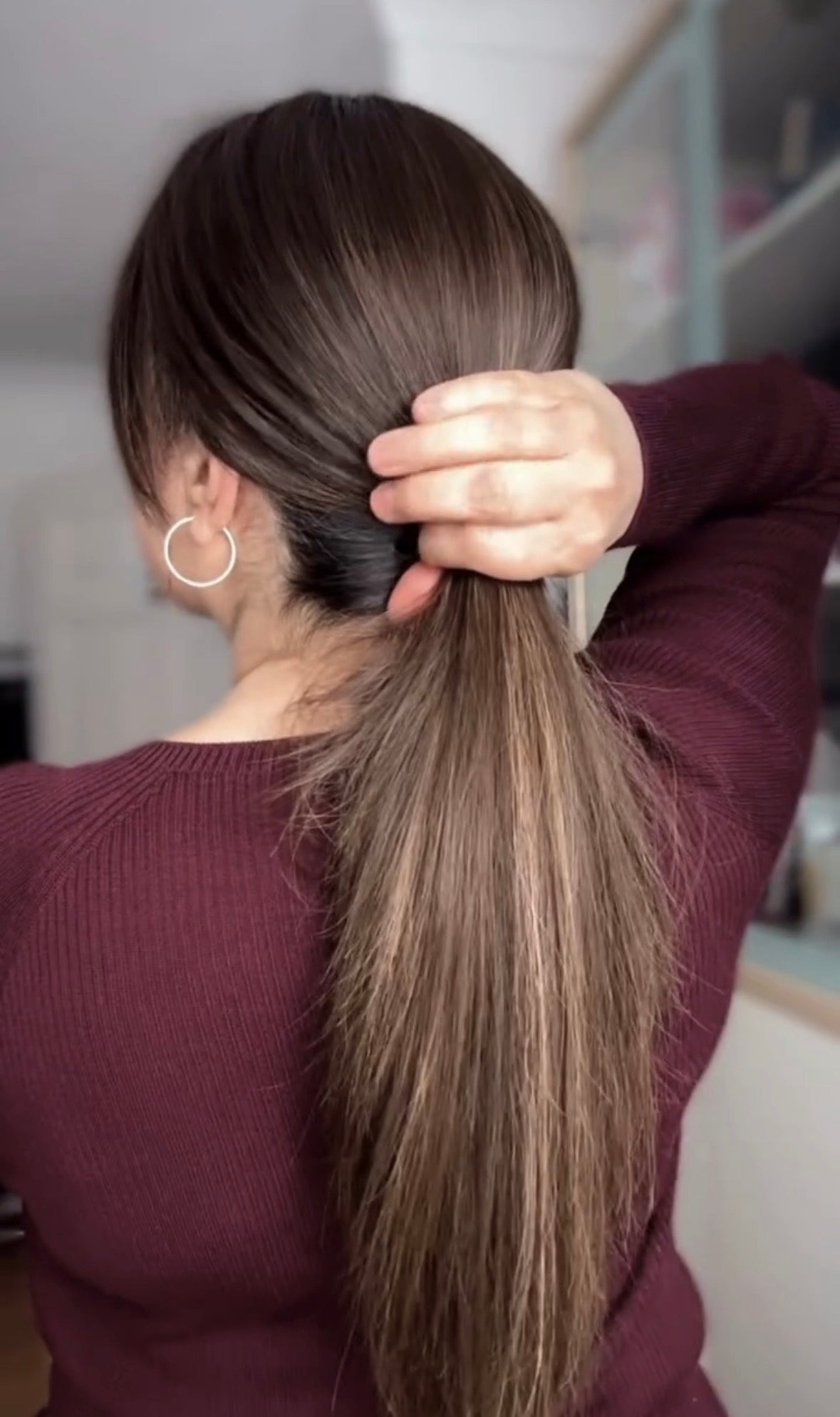 LIGHT BROWN BALAYAGE TOPPER