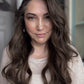 LIGHT BROWN TOPPER WITH SOFT SUBTLE CARAMEL BALAYAGE