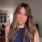 Featherlite Light Brown Topper With Soft Balayage