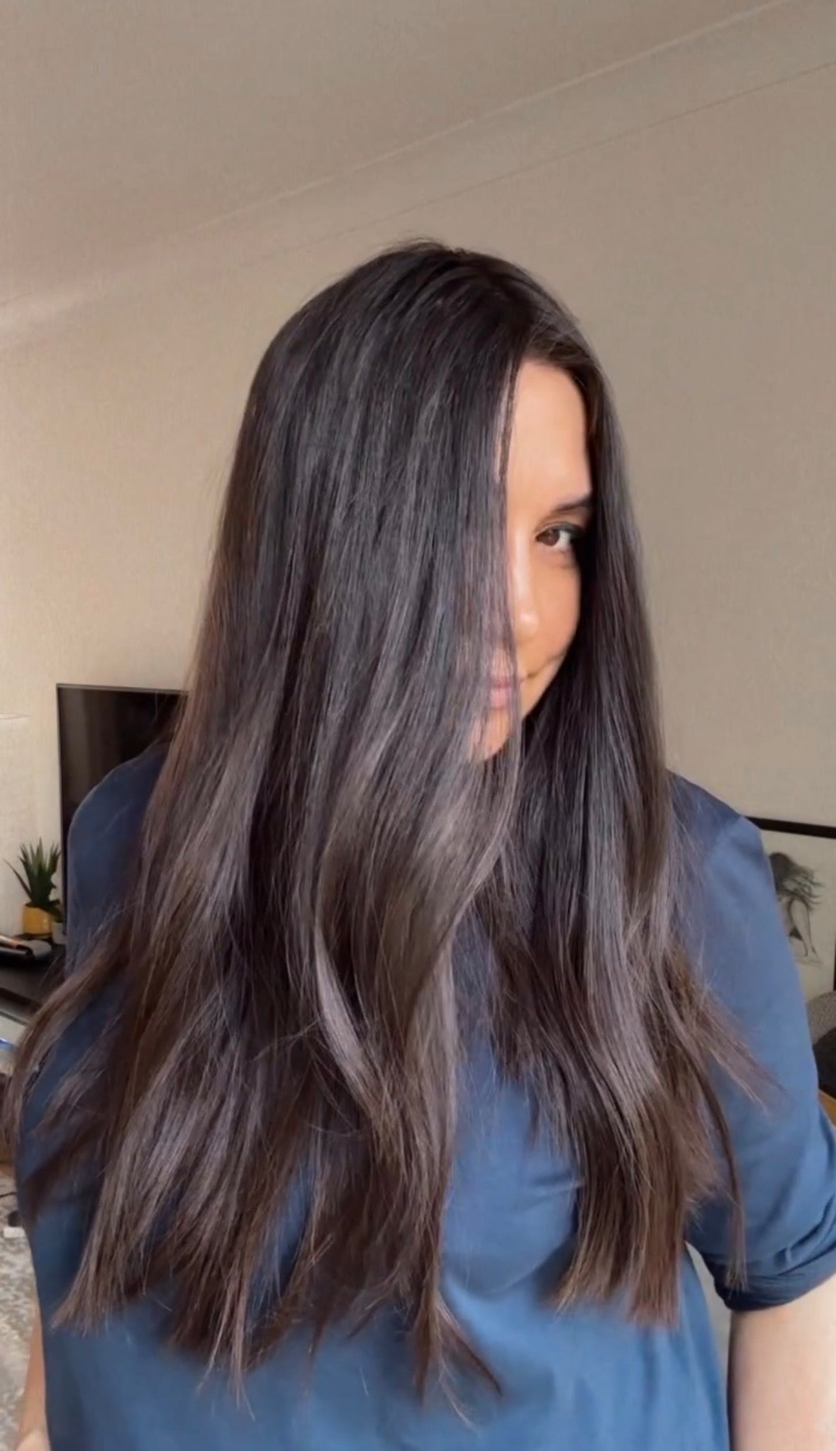 DARKEST BROWN/SOFT BLACK VIRGIN HAIR TOPPER