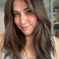 DARK BEOWN/SOFT BLACK VIRGIN TOPPER WITH ASHY RIBBON BALAYAGE
