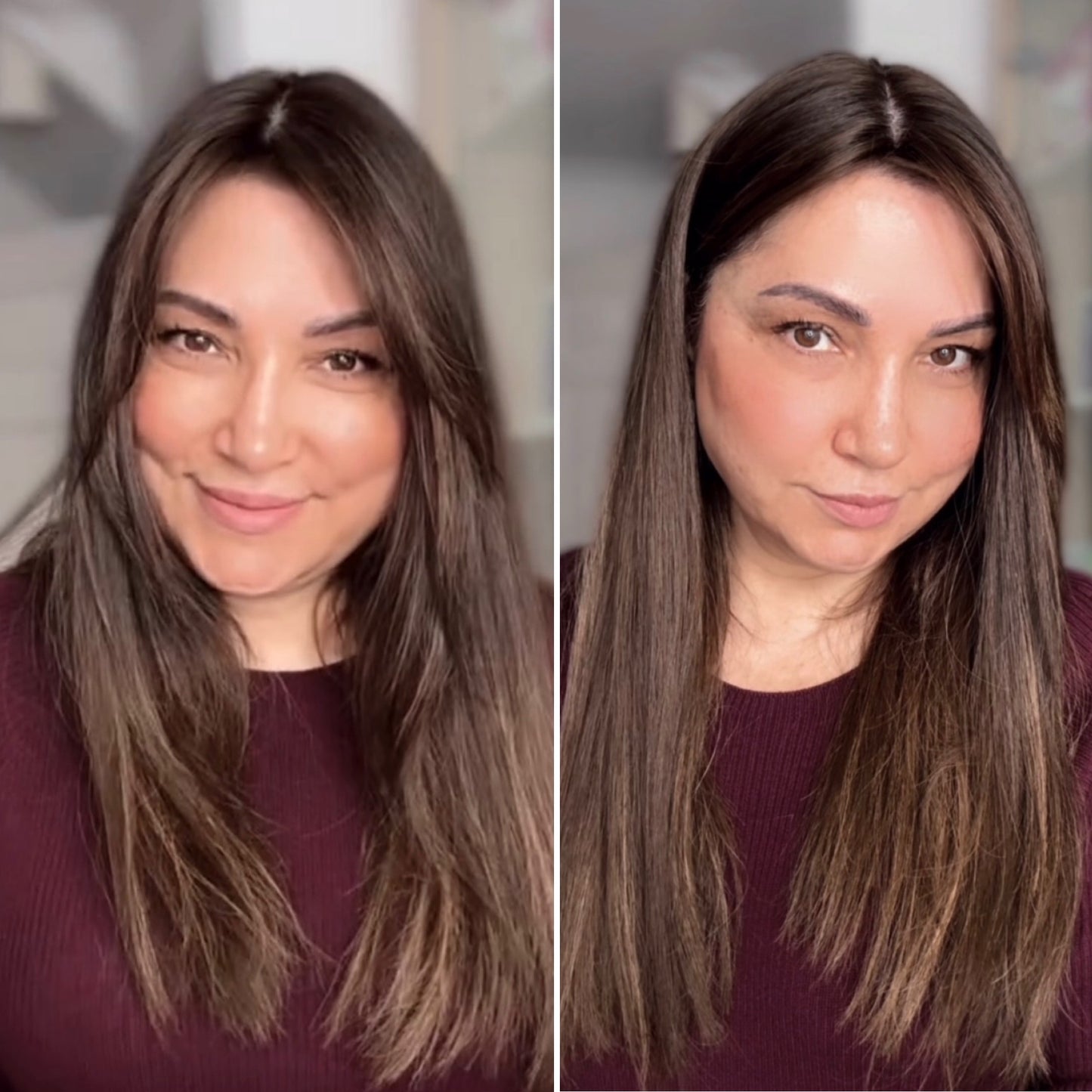 LIGHT BROWN BALAYAGE TOPPER