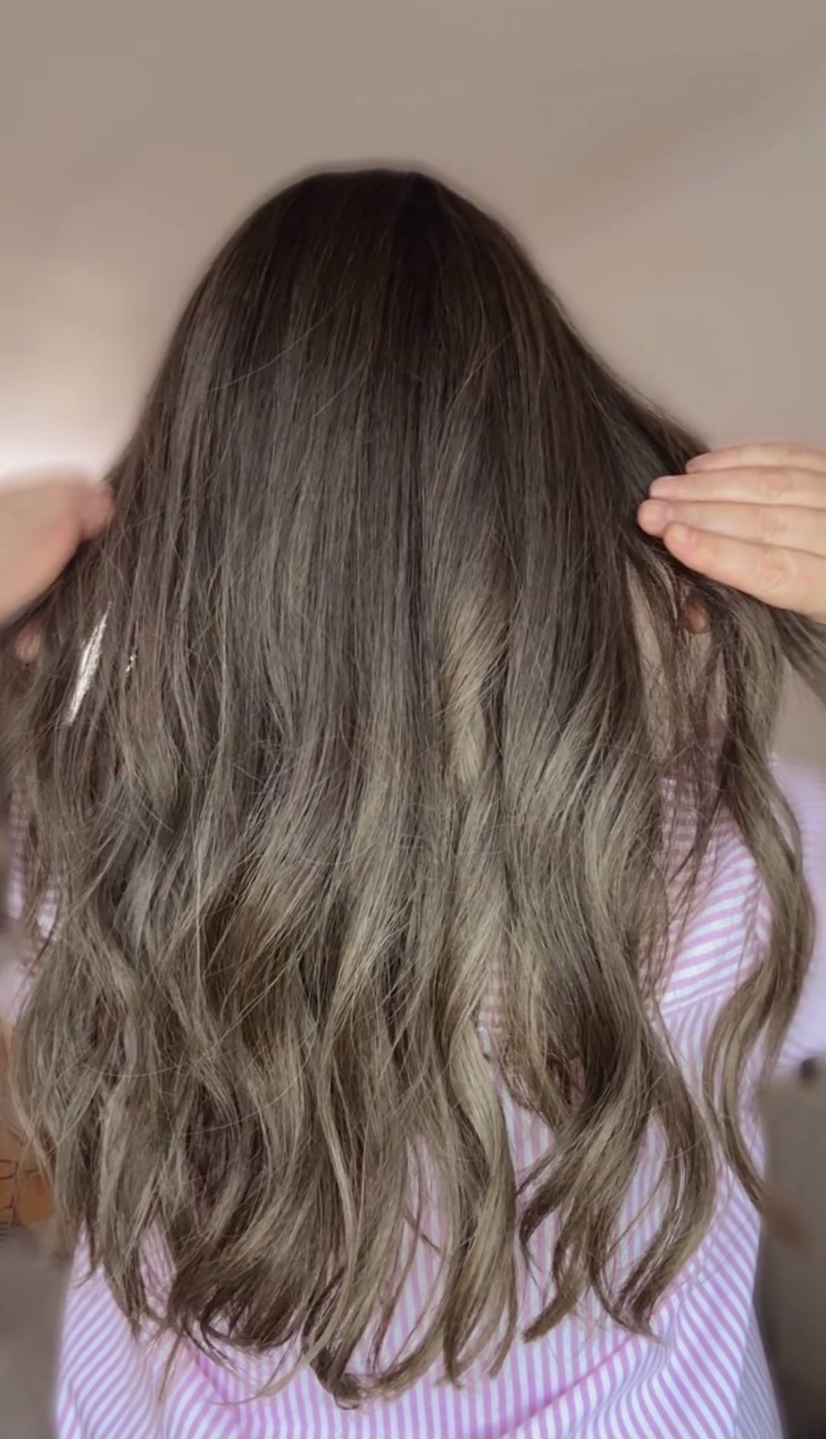 FEATHERLITE ASHY BALAYAGE TOPPER WITH LAYERS