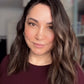 MEDIUM TO DARK BROWN ASHY BALAYAGE TOPPER