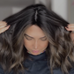 FEATHERLITE DARK BROWN ASHY BALAYAGE TOPPER