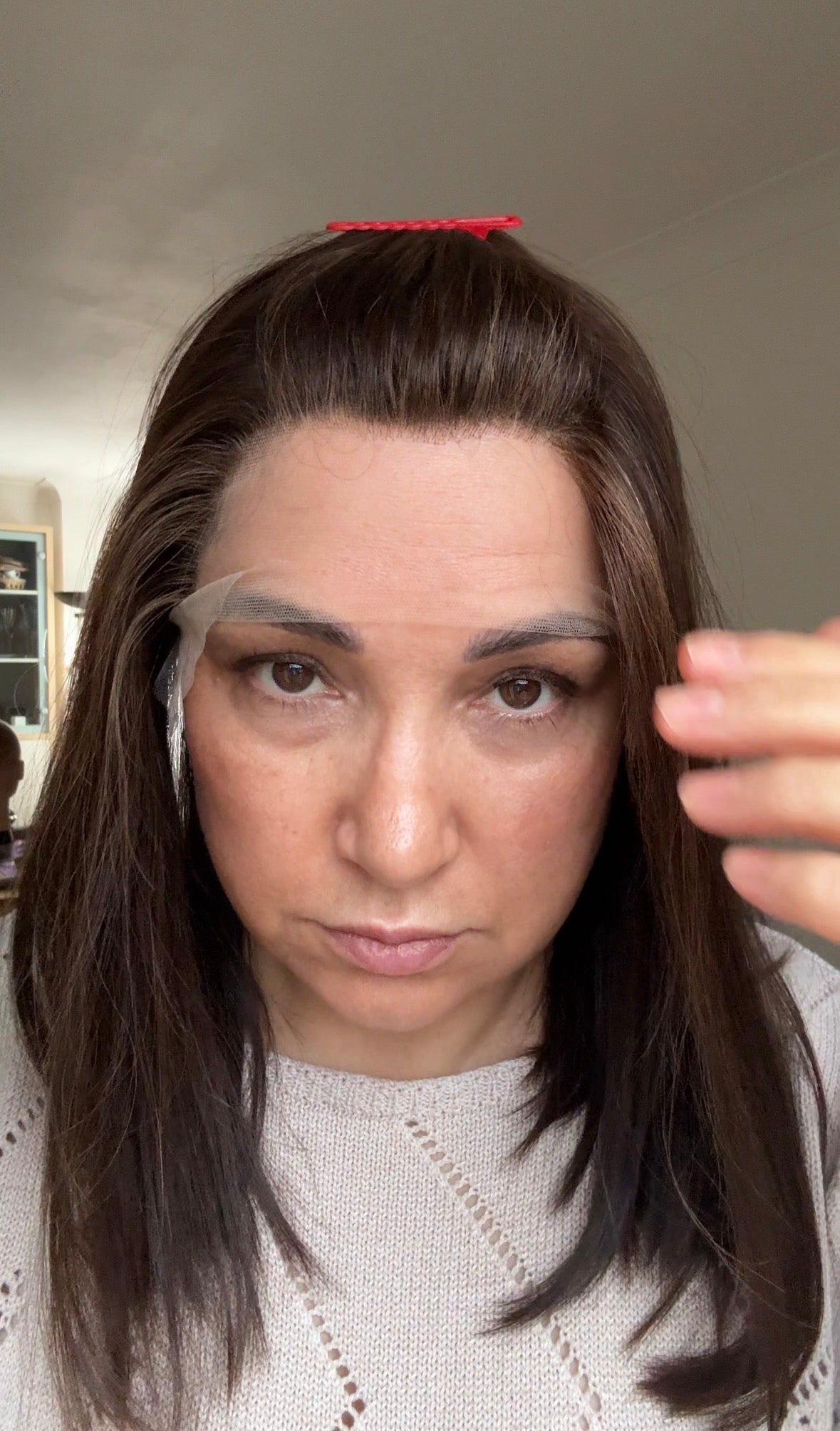 Medium Brown Lace Top Wig