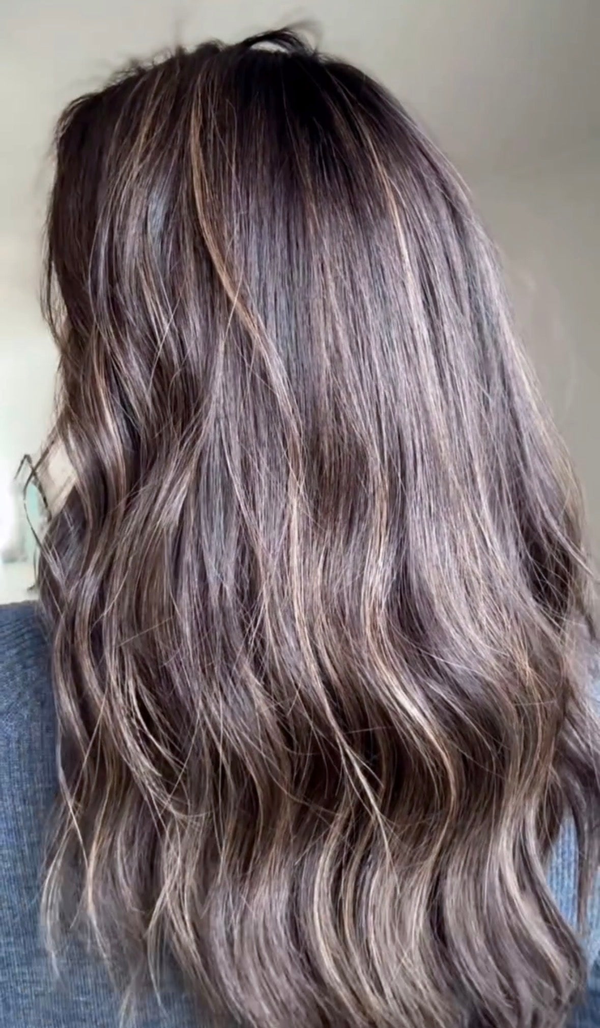 MEDIUM TO LIGHT BROWN BALAYAGE SILK TOPPER