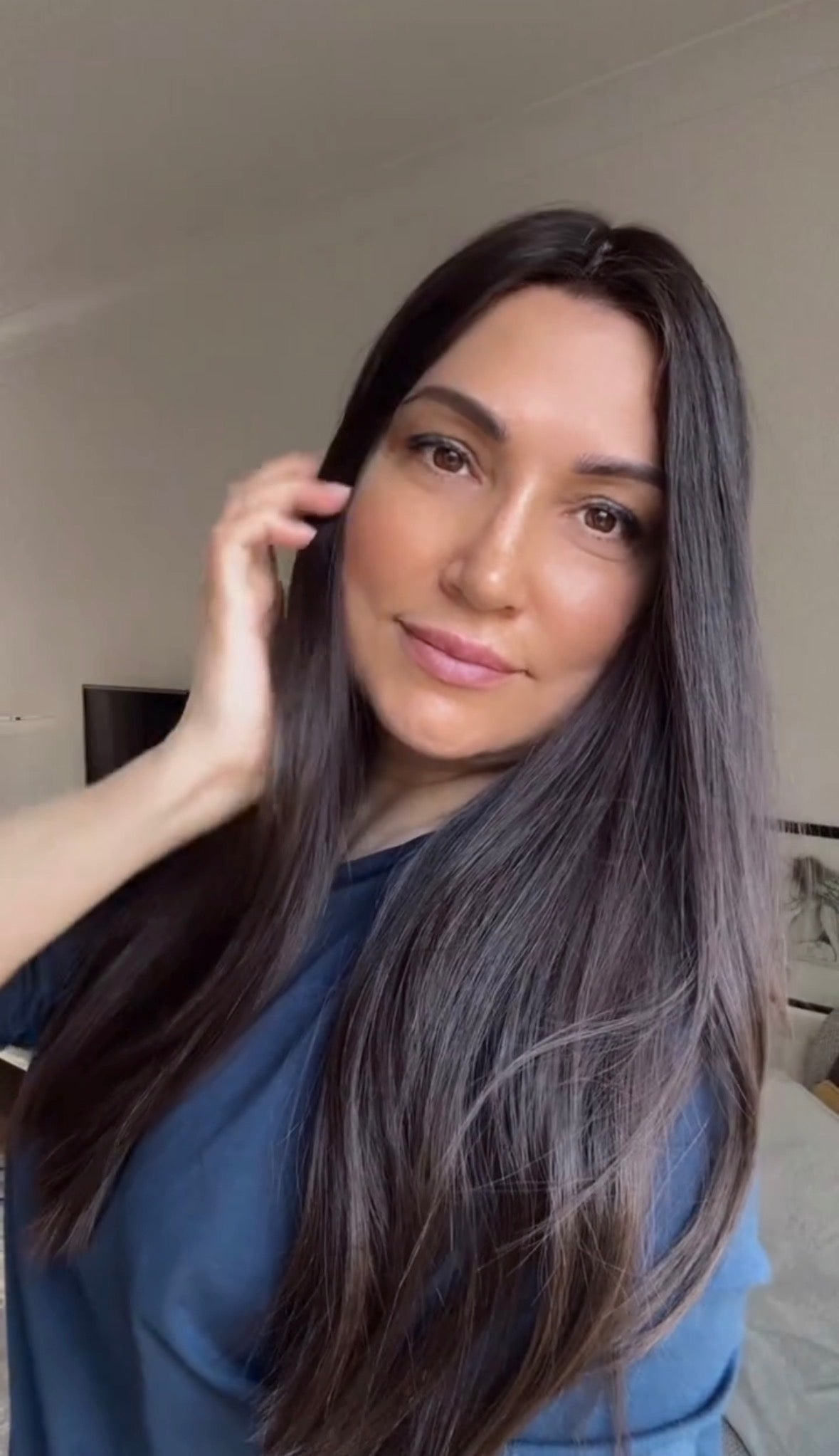 DARKEST BROWN/SOFT BLACK VIRGIN HAIR TOPPER