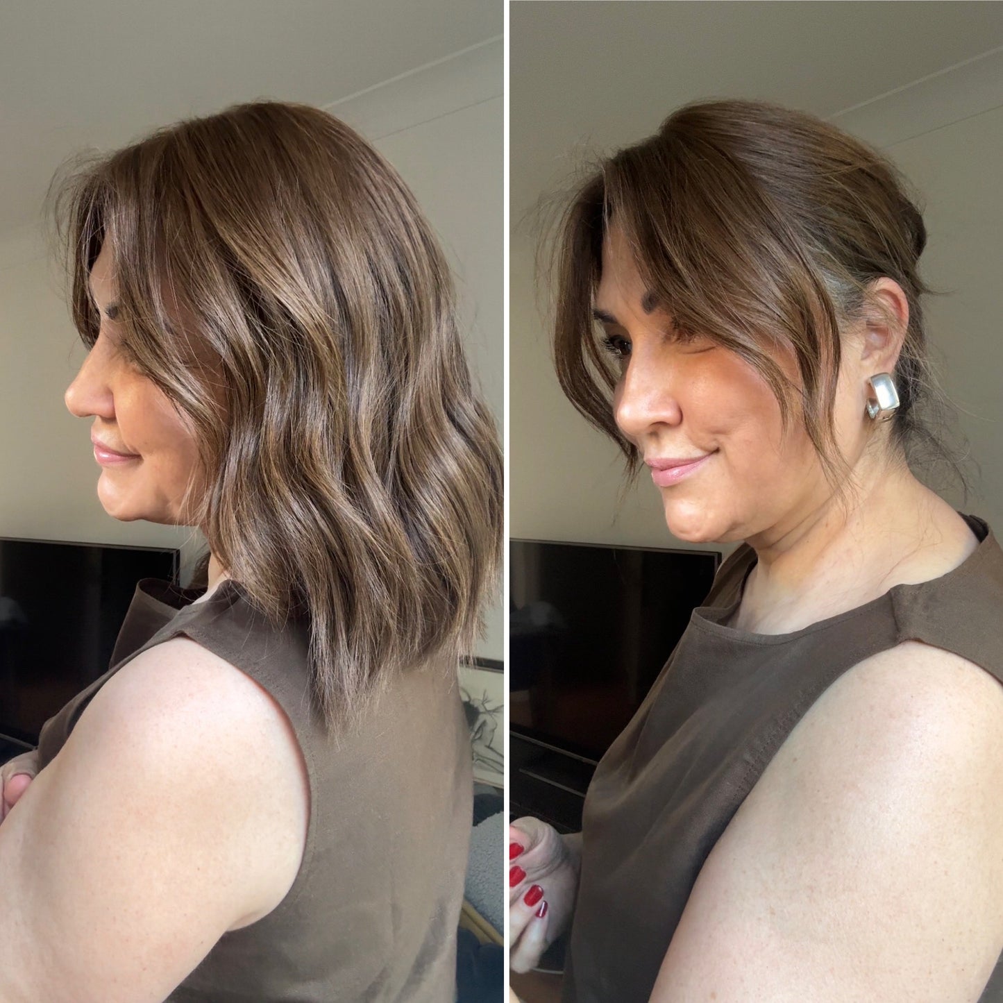 ULTRA-LIGHT SILK CAP MEDIUM TO LIGHT  BROWN TOPPER