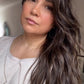 DARK BROWN ASHY BALAYAGE TOPPER