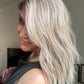 ASH BLONDE TOPPER WITH SUBTLE SOFT ROOT SHADOW