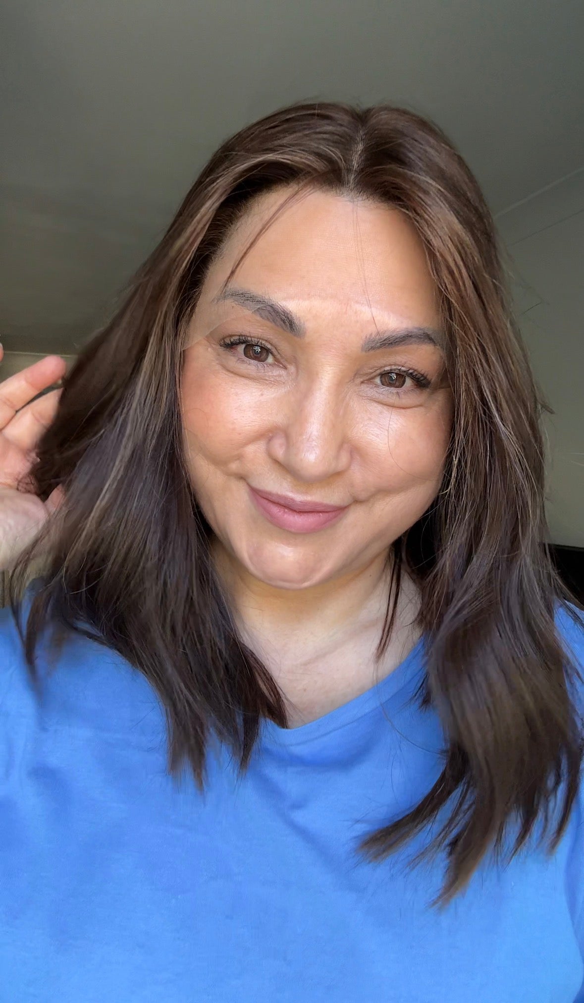 Medium Brown Lace Top Wig