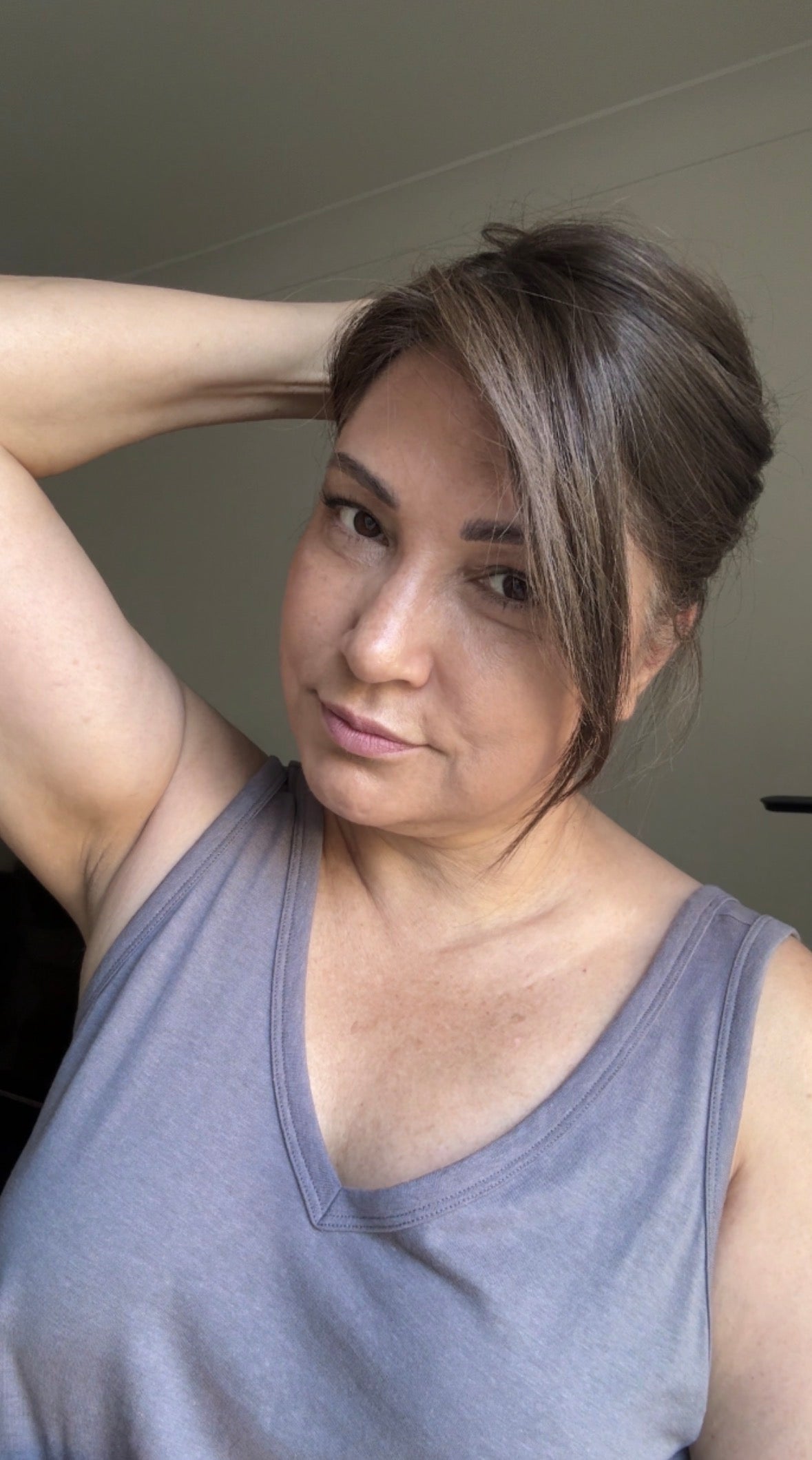 MEDIUM BROWN ASHY BALAYAGE TOPPER