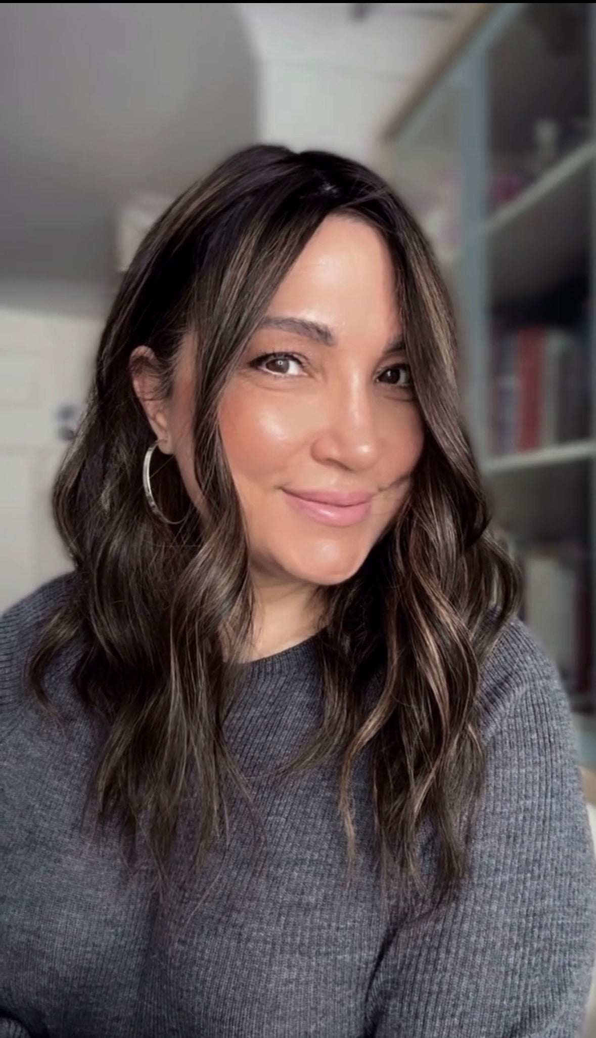 MEDIUM TO LIGHT BROWN BALAYAGE SILK TOPPER