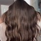 LIGHT BROWN TOPPER WITH SOFT SUBTLE CARAMEL BALAYAGE