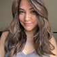 MEDIUM BROWN ASHY BALAYAGE TOPPER