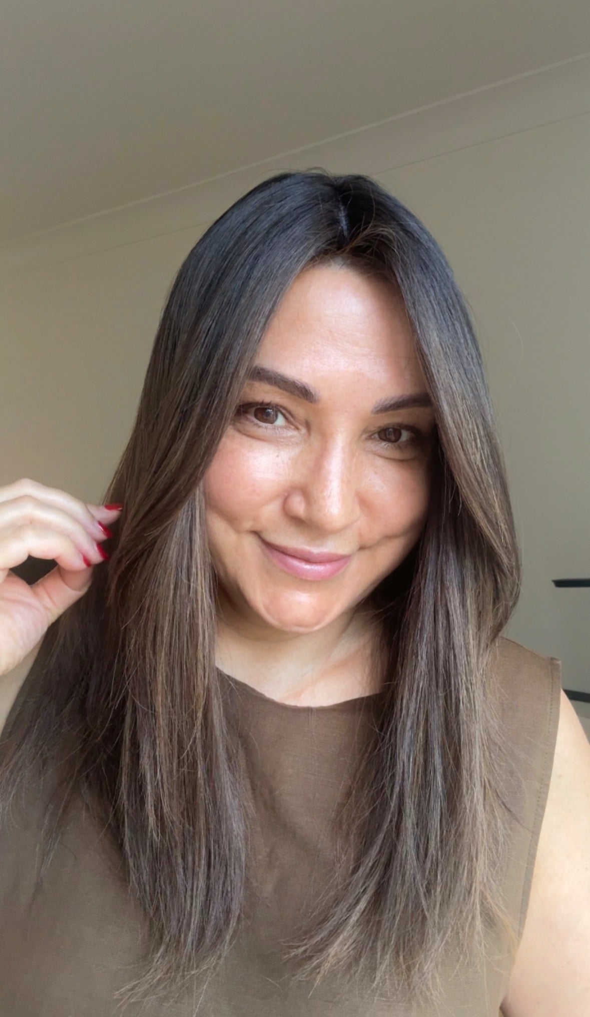 ASHY BALAYAGE SILK TOPPER/HIGHER DENSITY