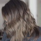 FEATHERLITE DARK BROWN ASHY BALAYAGE TOPPER