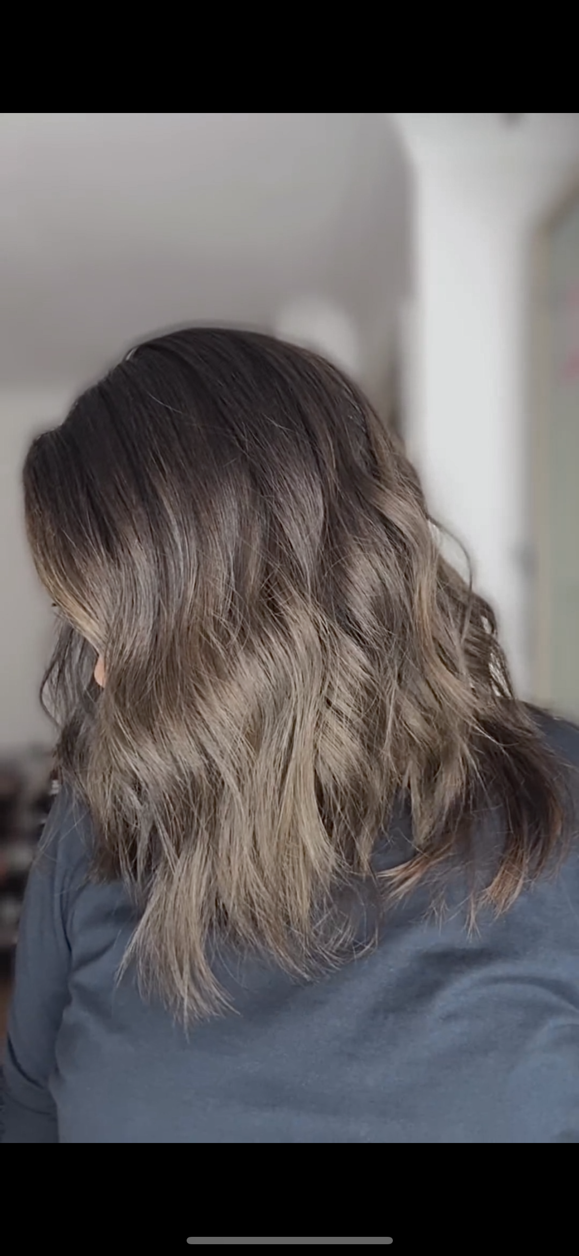 FEATHERLITE DARK BROWN ASHY BALAYAGE TOPPER