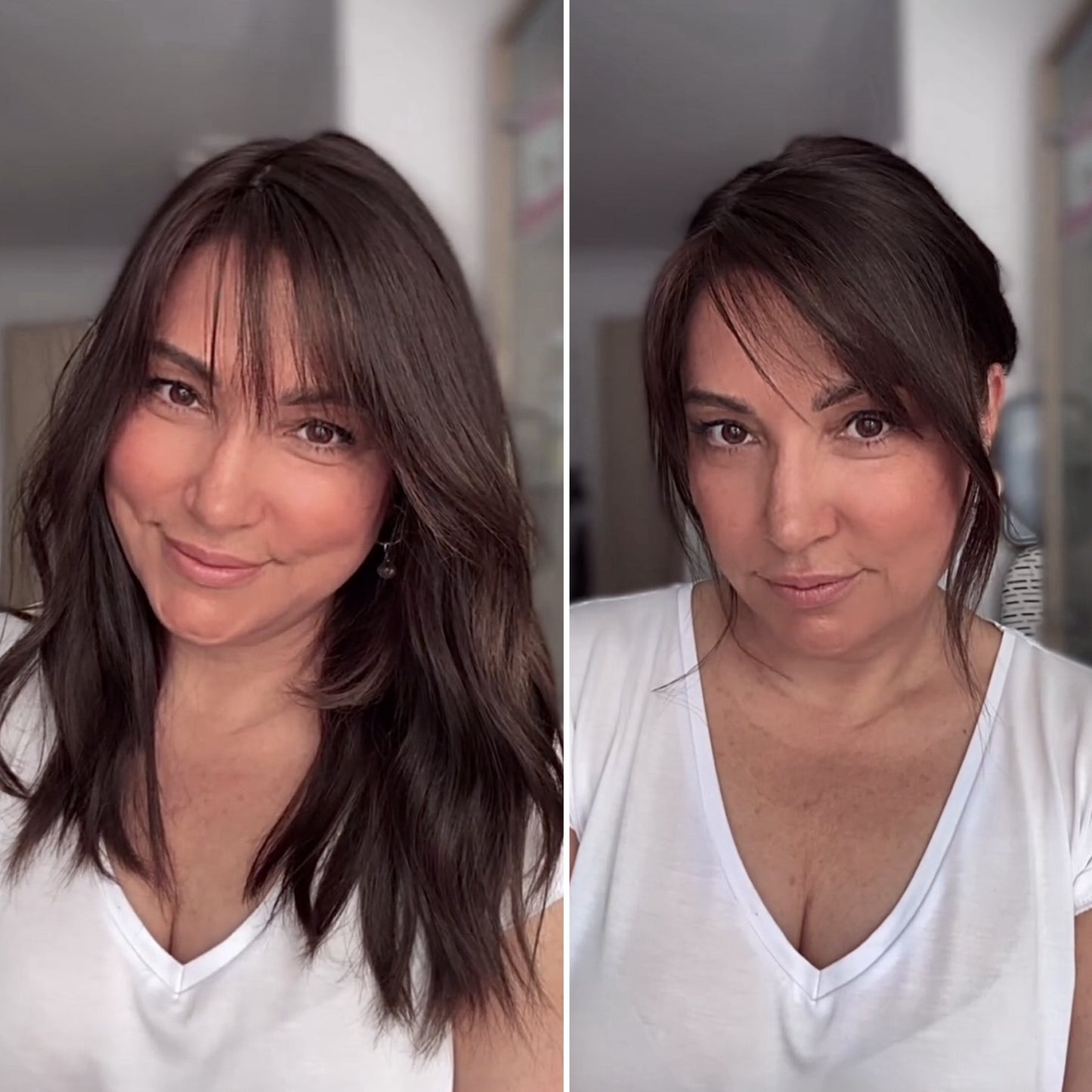 CHOCOLATE BROWN TOPPER WITH SUBTLE BALAYAGE