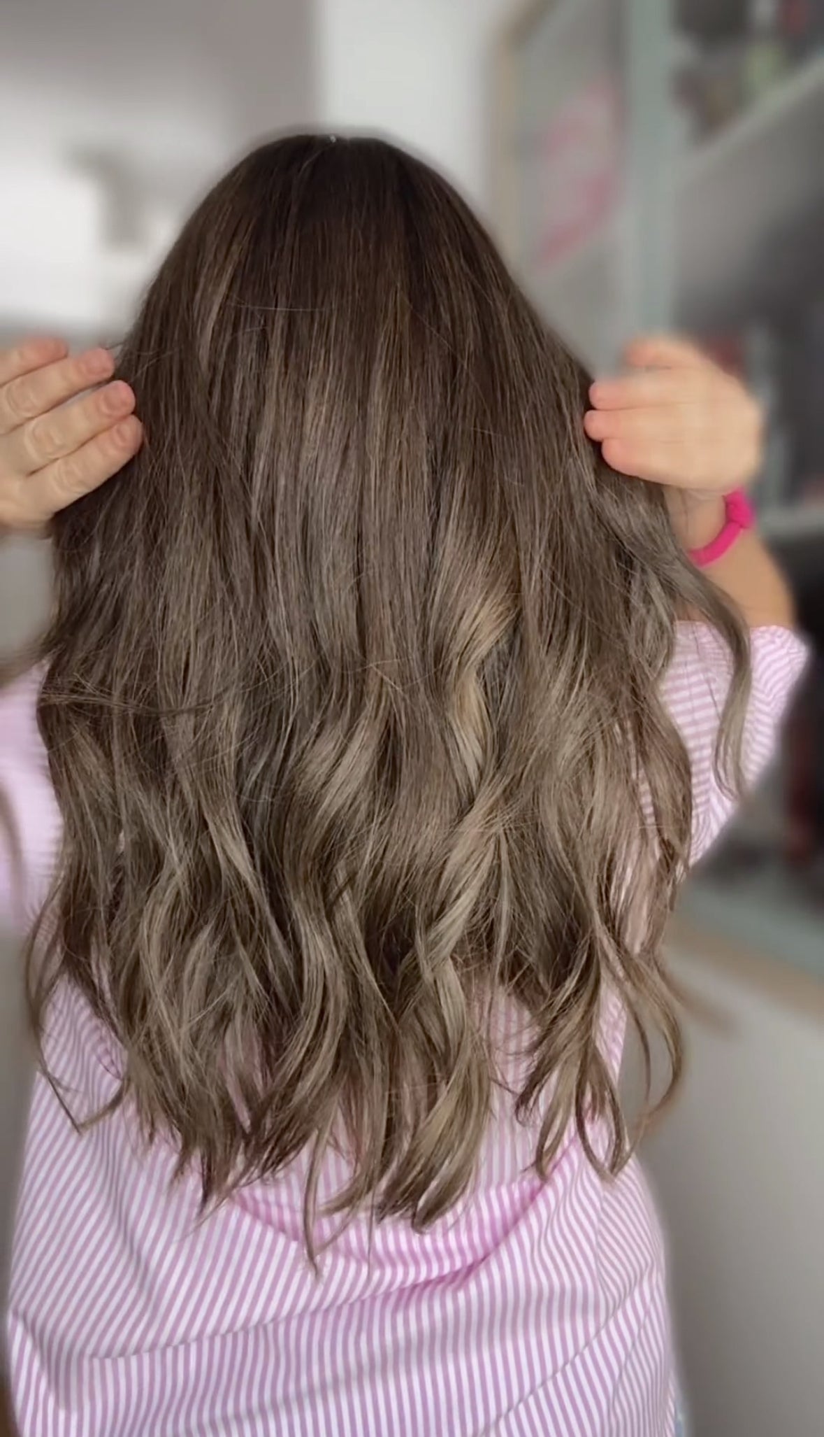 FEATHERLITE ASHY BALAYAGE TOPPER WITH LAYERS