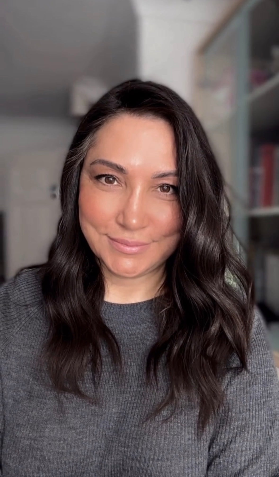 DARKEST BROWN VIRGIN SILK TOPPER