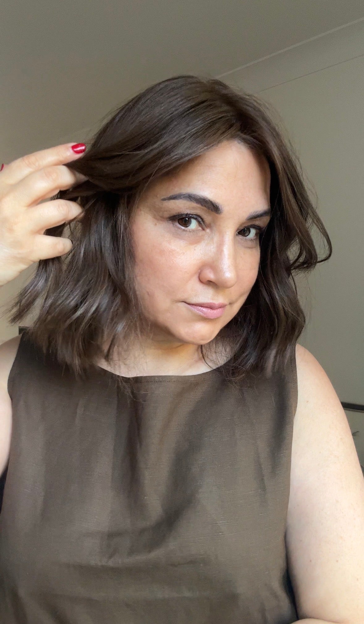 ULTRA-LIGHT SILK CAP MEDIUM TO LIGHT BROWN TOPPER