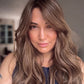 Featherlite Light Brown Topper With Soft Balayage