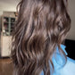 SOFT LAYERED LOB WITH CURTAIN BANGS