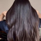 DARKEST BROWN/SOFT BLACK VIRGIN HAIR TOPPER