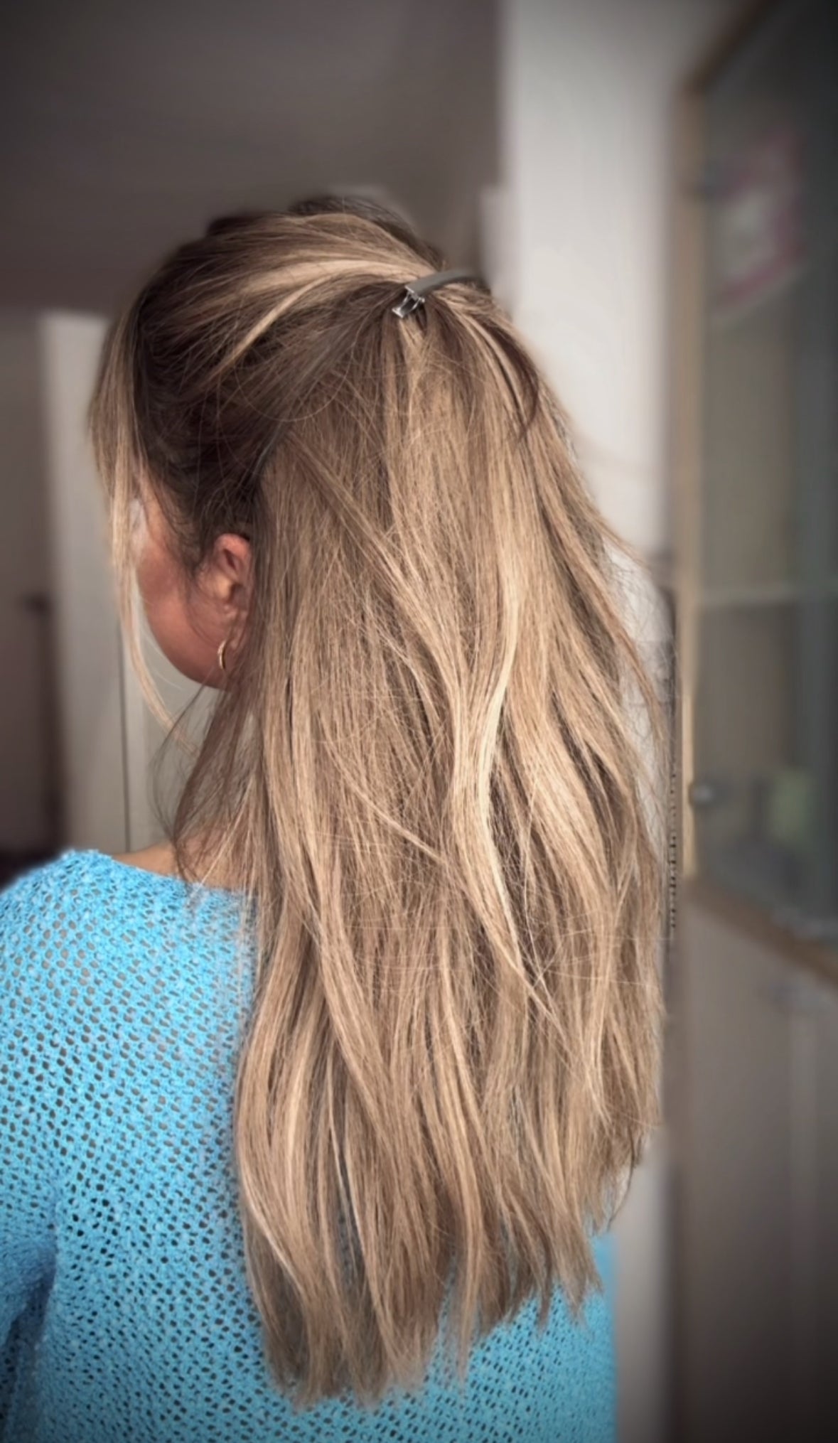 FEATHERLITE ASHY BLONDE BALAYAGE TOPPER