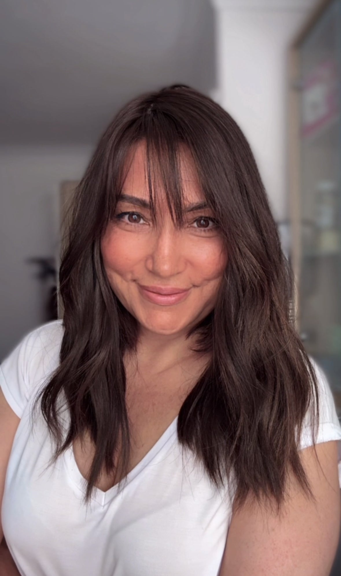 CHOCOLATE BROWN TOPPER WITH SUBTLE BALAYAGE