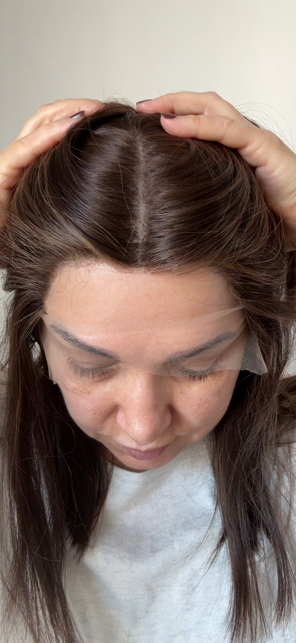 Medium Brown Lace Top Wig
