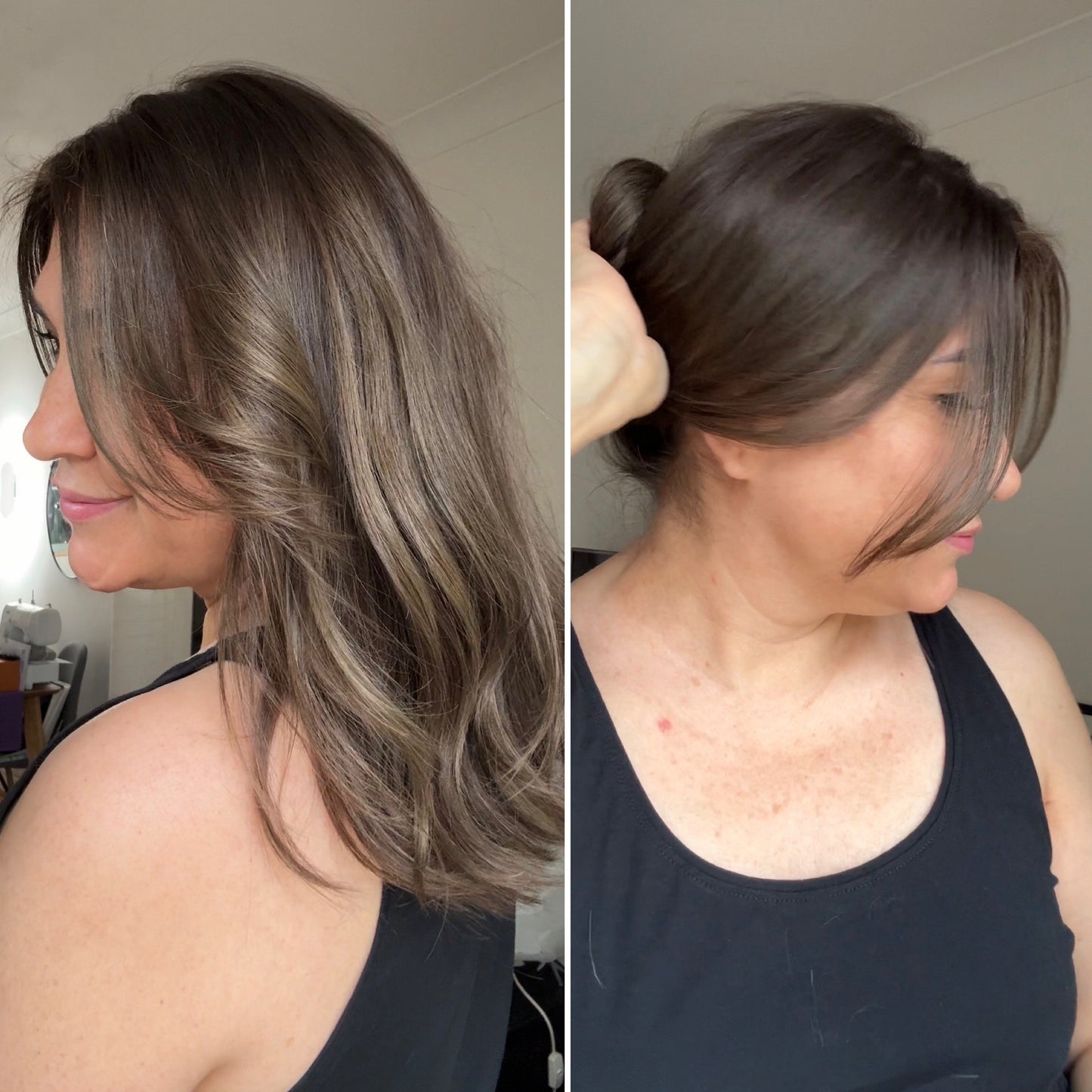 PREMIUM COLLECTION RUSSIAN/SLAVIC VIRGIN HAIR BASE ASHY BALAYAGE TOPPER