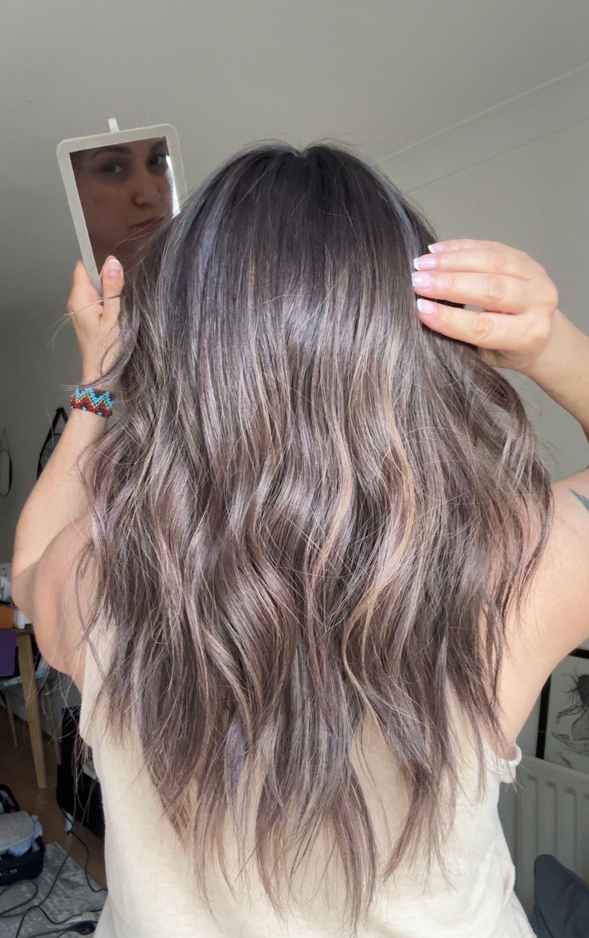 ASHY BALAYAGE SILK TOPPER/HIGHER DENSITY