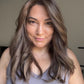 MEDIUM BROWN ASHY BALAYAGE TOPPER