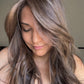 MEDIUM BROWN ASHY BALAYAGE TOPPER