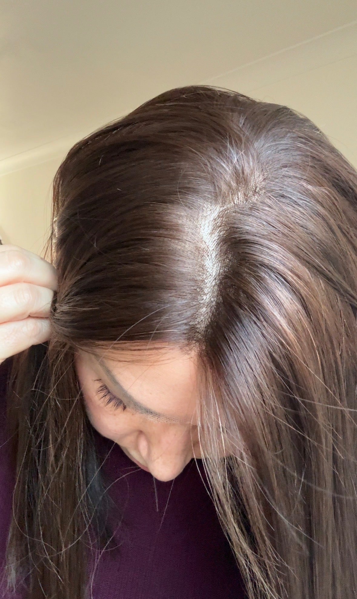 Medium Brown Lace Top Wig