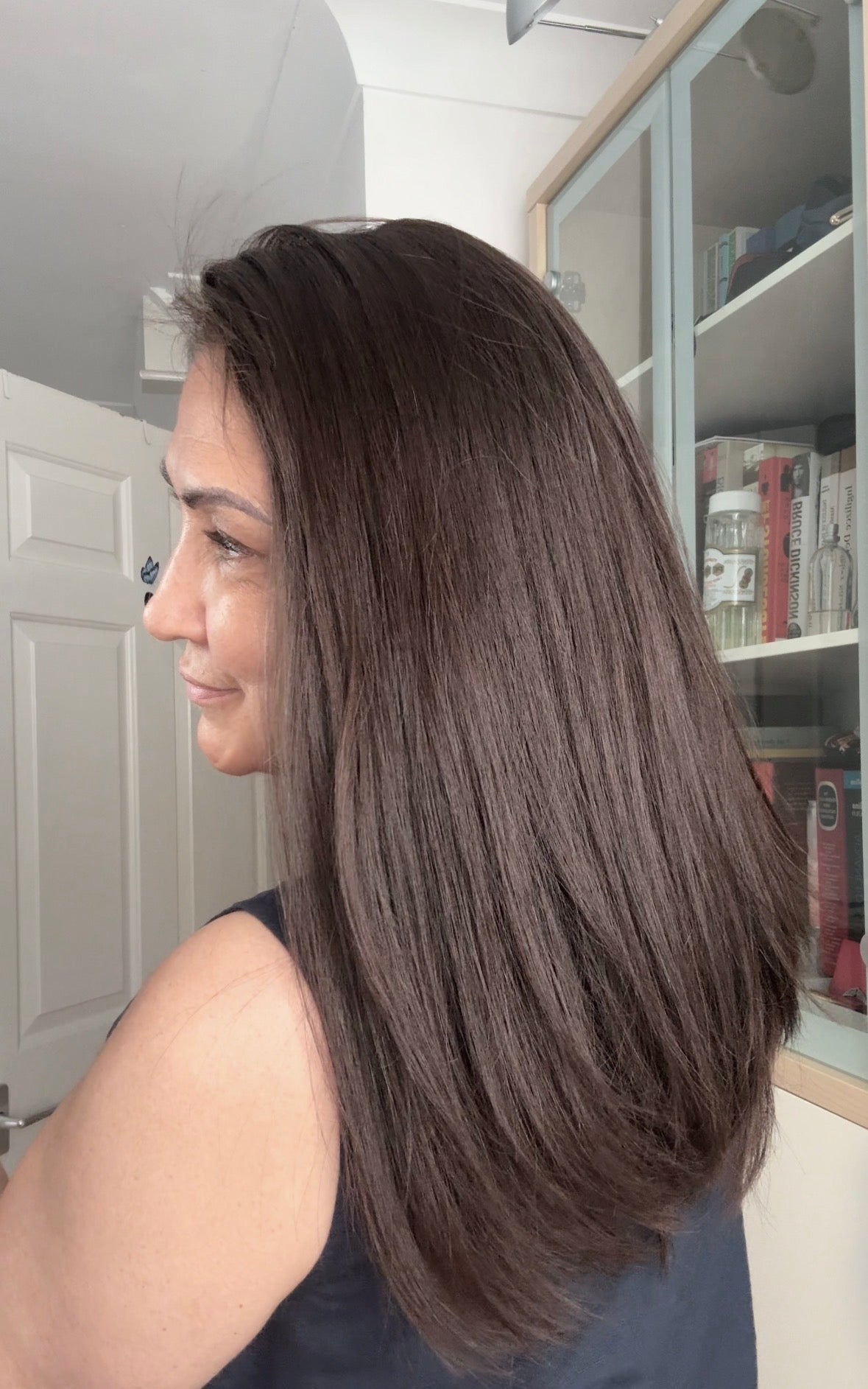 MEDIUM/DARK BROWN TOPPER