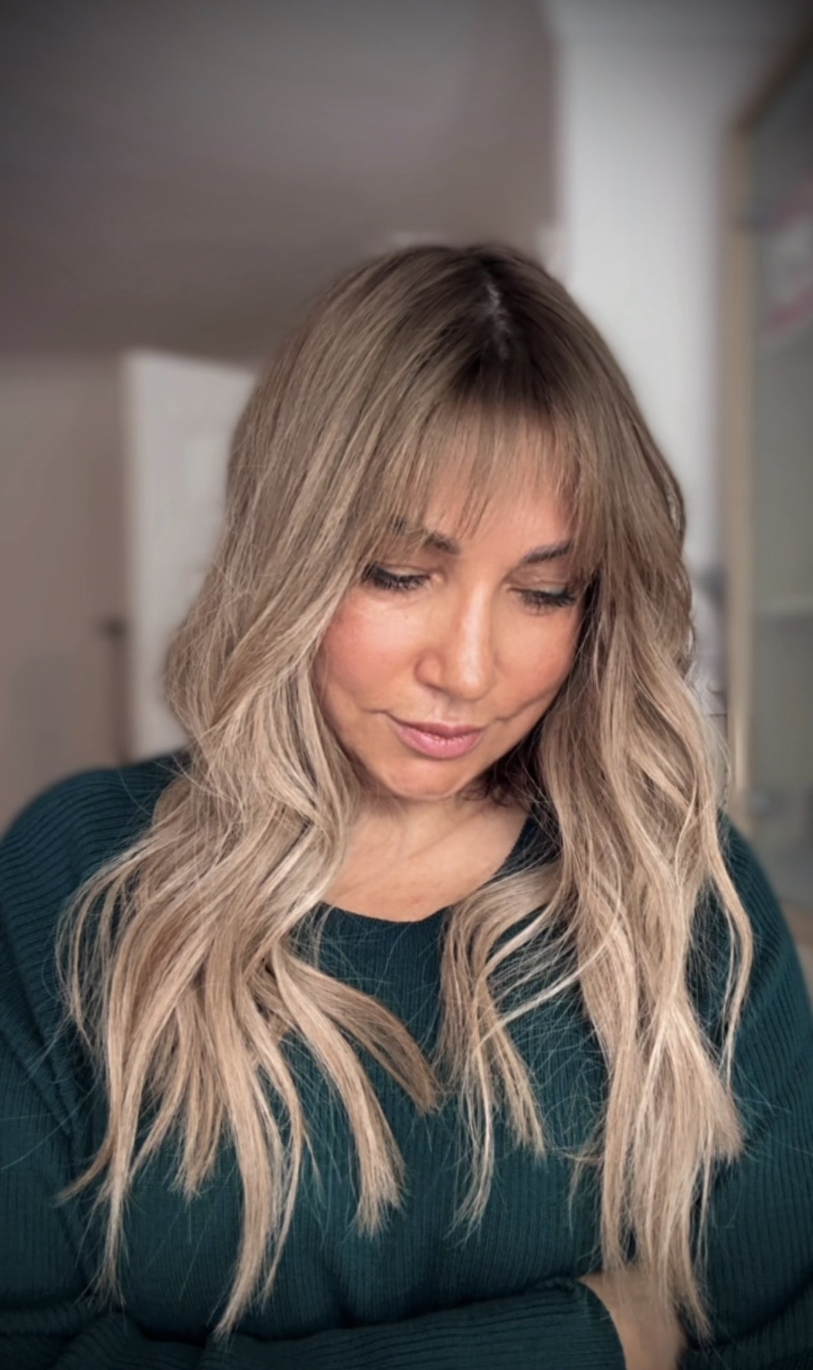 FEATHERLITE ASHY BLONDE BALAYAGE TOPPER