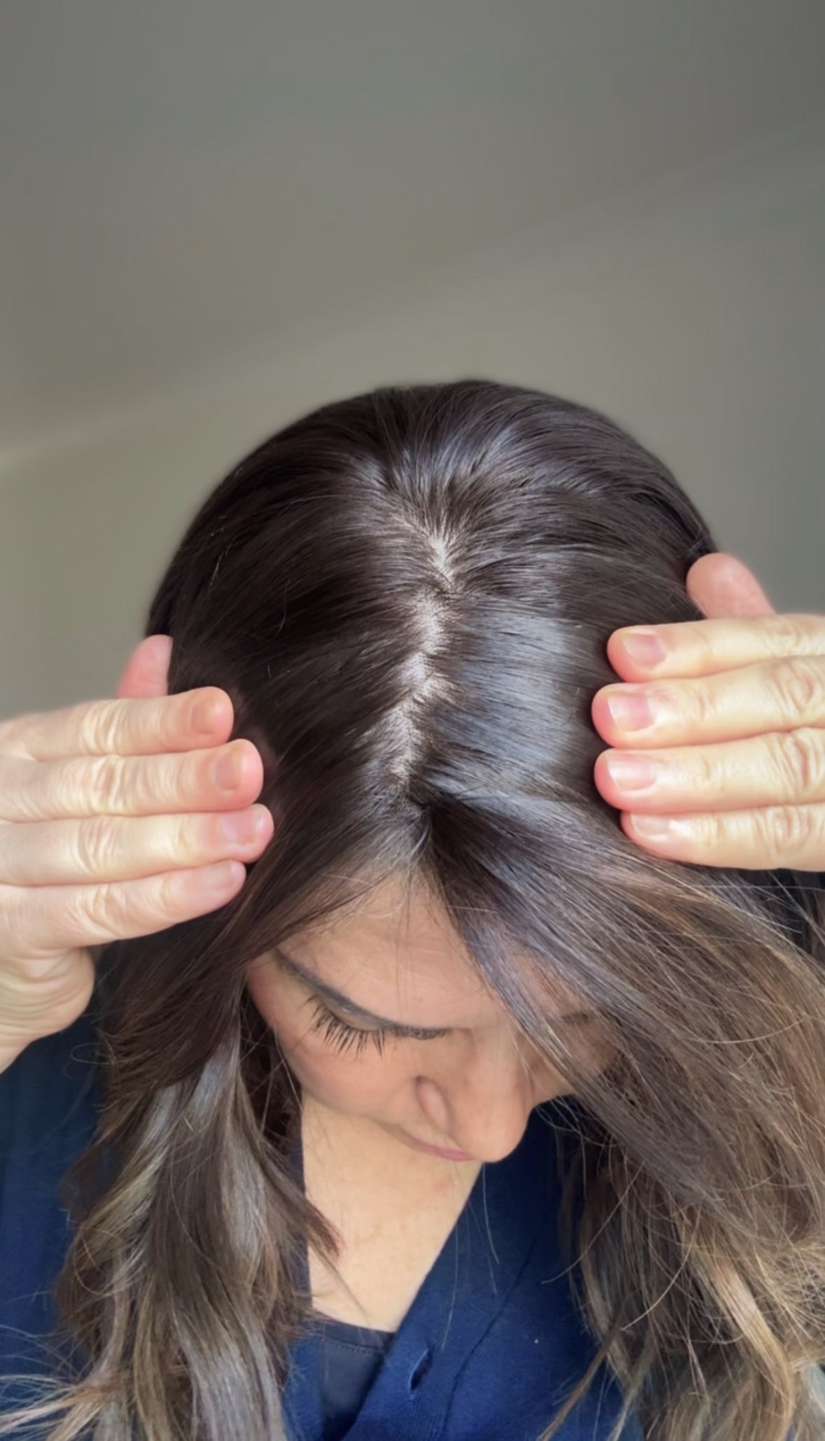 Reserved for Sandra SILK-LACE TOPPER / ULTRA LIGHT CAP-LOWER DENSITY