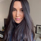 DARKEST BROWN/SOFT BLACK VIRGIN HAIR TOPPER