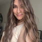 LIGHT BROWN TOPPER WITH SOFT SUBTLE CARAMEL BALAYAGE