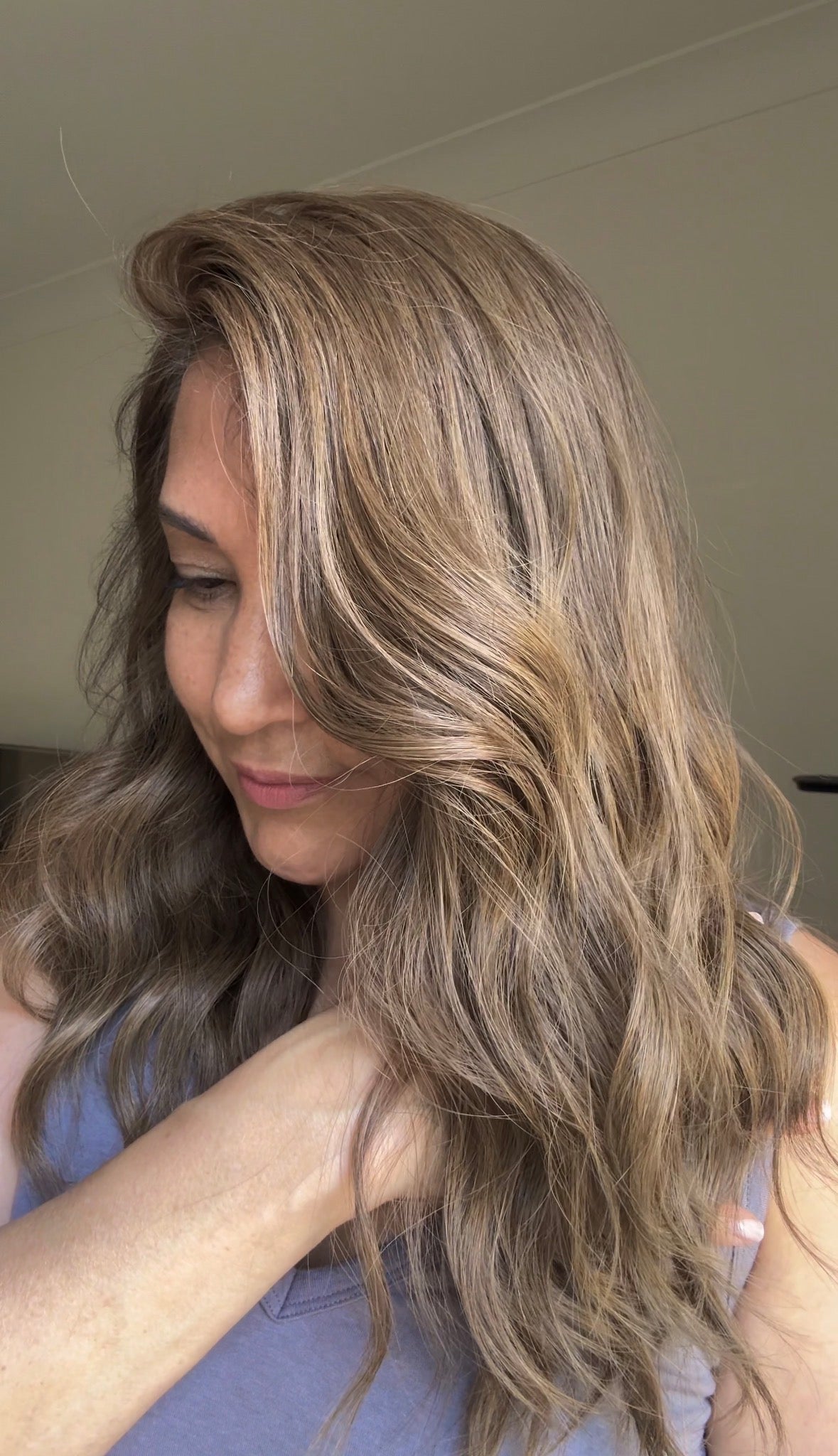 FEATHERLITE/ULTRA LIGHT SILK CAP DARK BLONDE TOPPER