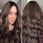 DARK BROWN BALAYAGE/HIGHLIGHTED TOPPER
