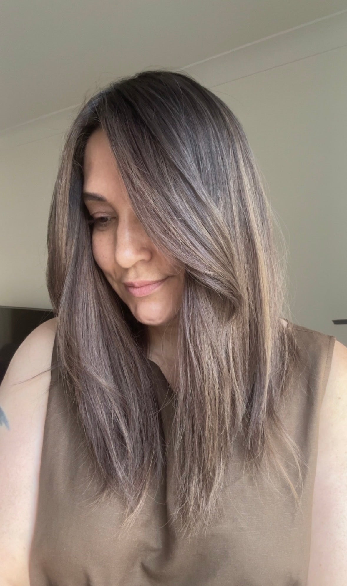 ASHY BALAYAGE SILK TOPPER/HIGHER DENSITY