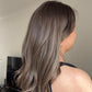 PREMIUM COLLECTION RUSSIAN/SLAVIC VIRGIN HAIR BASE ASHY BALAYAGE TOPPER