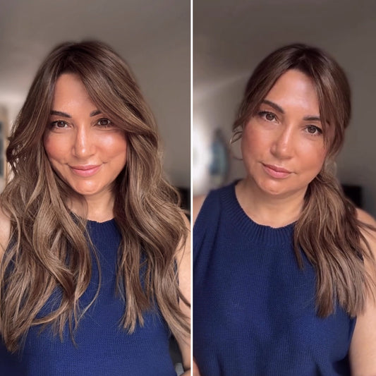 Featherlite Light Brown Topper With Soft Balayage